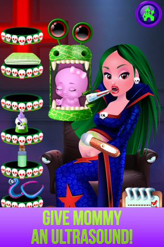 Monster's New Baby - Kids Halloween Salon Games screenshot 3