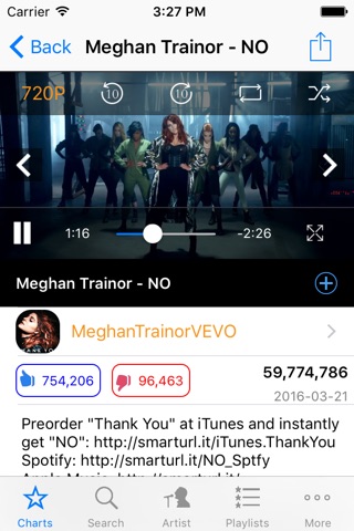 MusicTube for Youtube--Top100 music video player &Playlist Manager screenshot 3