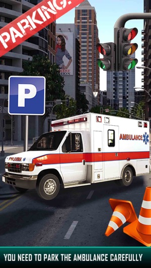 Ambulance Emergency Parking 3D - Real Heavy Car Driving Test(圖2)-速報App