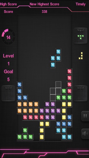 Block classic puzzle game : Brick Blocks iRon(圖2)-速報App