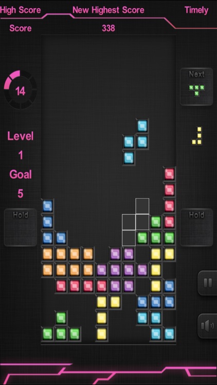 Block classic puzzle game : Brick Blocks iRon