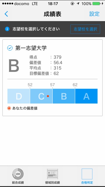 成績表アプリ