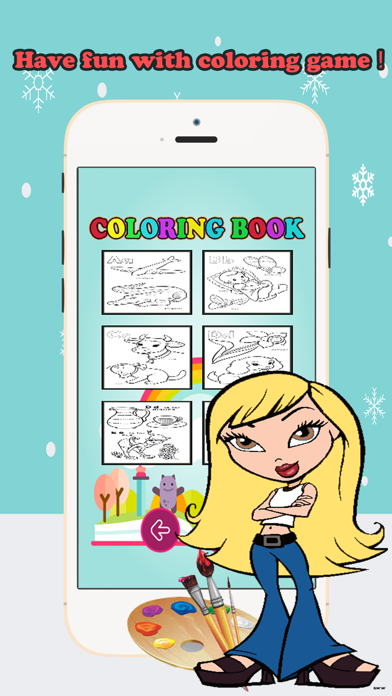 How to cancel & delete Coloring Book ABCs pictures: Finger drawing games from iphone & ipad 3