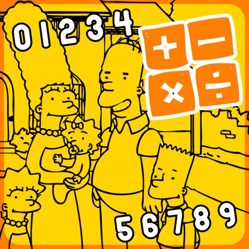 Math Game Simpsons Version iOS App