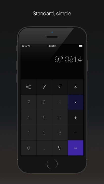 Calculator Lite - smoothly designed standard tool for everyone