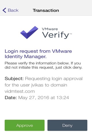 Verify - Workspace ONE screenshot 2
