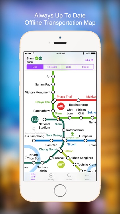 Bangkok Metro Transit Map