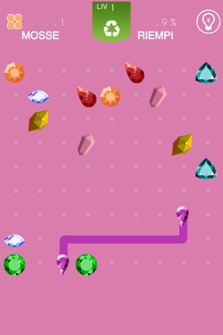 Connect The Jewels Pro - new mind teasing puzzle game screenshot 2