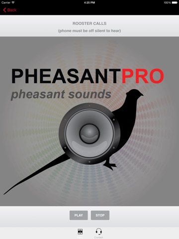 Pheasant Hunting Calls - With Bluetooth Ad Free screenshot 2