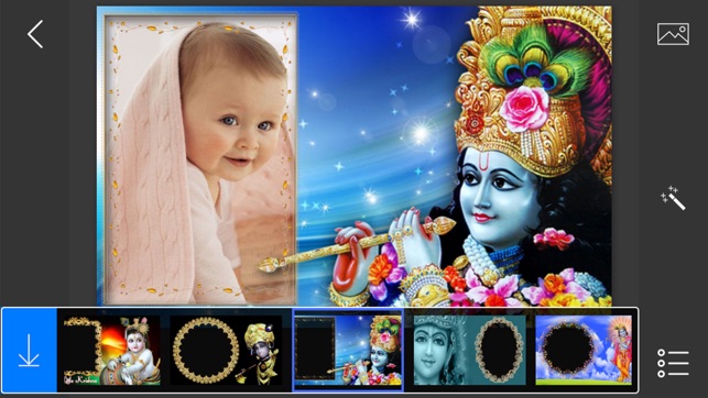 Shree Krishna Photo Frames - make eligant and awesome photo (圖1)-速報App