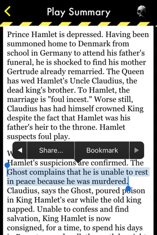 Hamlet - CliffsNotes screenshot 2