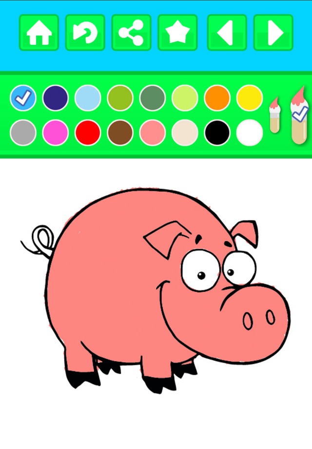 Farm Animals Peekaboo Coloring Book - Free Kids Printable Pages screenshot 4