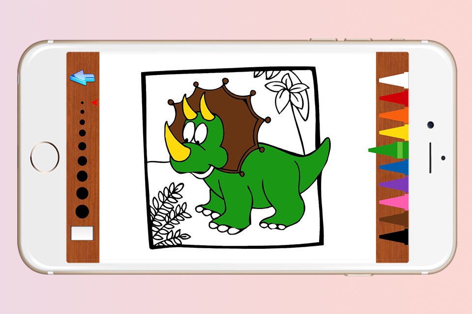 Dinosaur Coloring Book For Game Kid Educational & Learning With Free screenshot 2