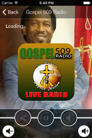 Gospel 509 Radio screenshot 2