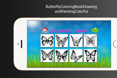 Butterfly Coloring Book Drawing and Painting Colorful screenshot 3