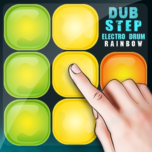Dubstep Electro Drum Rainbow Icon
