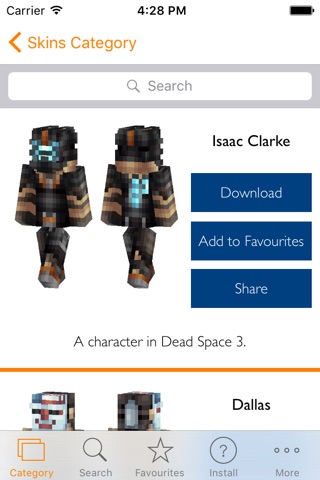 Skins for  Minecraft PE Edition and PC - Ultimate Collection of Skins screenshot 3