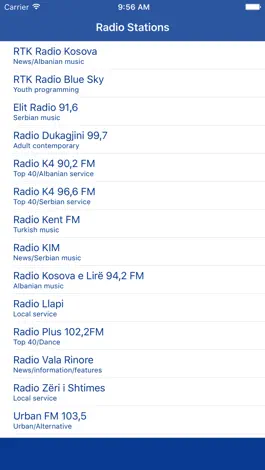 Game screenshot Radio Kosovo FM - Streaming and listen to live online music, news show and Kosovar charts muzikë mod apk