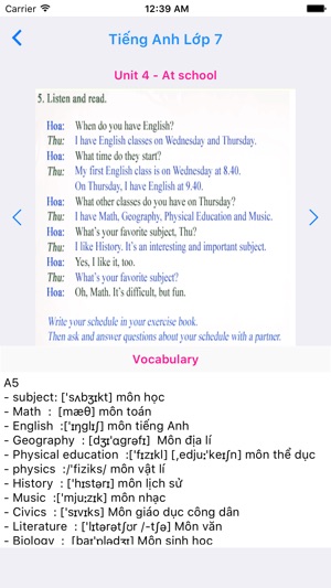 Tieng Anh Lop 7 - English 7(圖3)-速報App