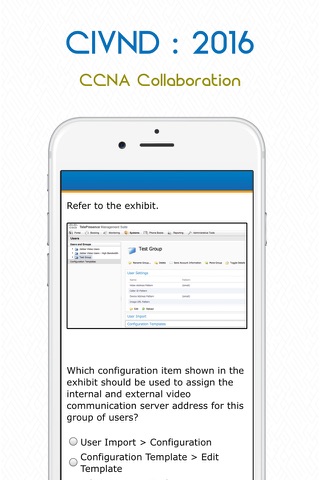 210-065: CCNA Collaboration - Certification App screenshot 2