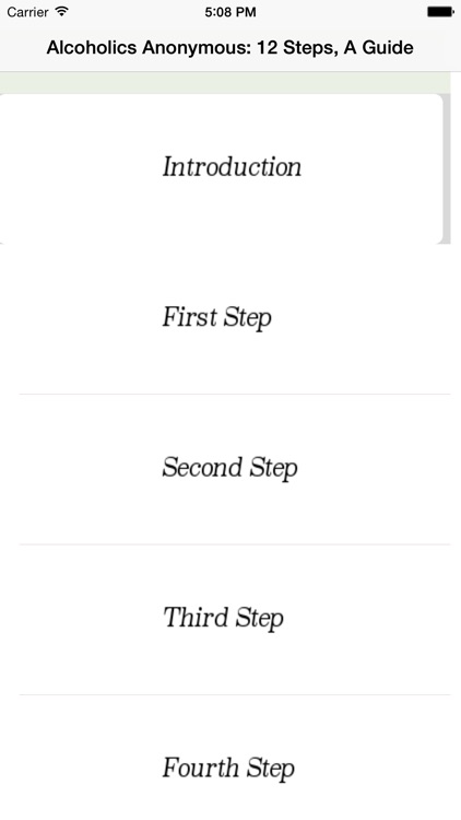 12 Steps, A Guide - For Alcoholics Anonymous