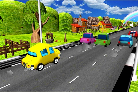 Extreme Toon Race : Craziest Car Driver Game screenshot 2