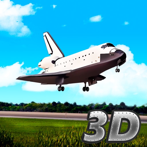 Space Shuttle Landing Simulator 3D Icon