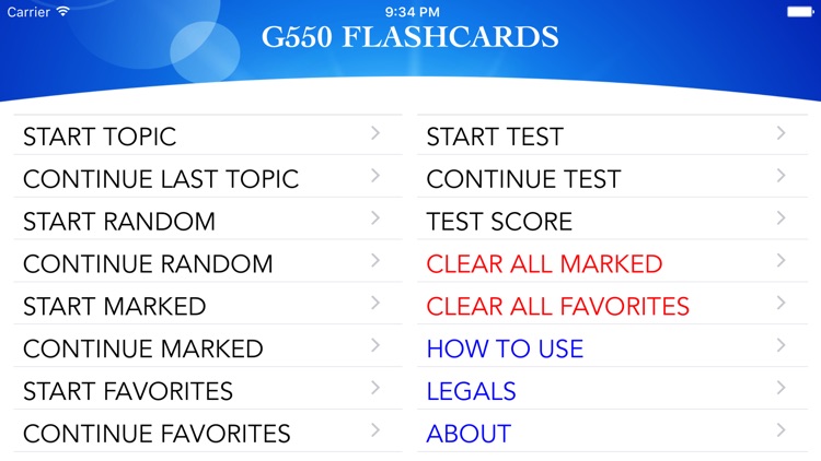 G550 Flashcards