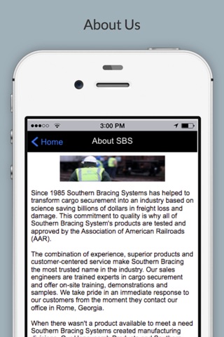Southern Bracing Systems App screenshot 3