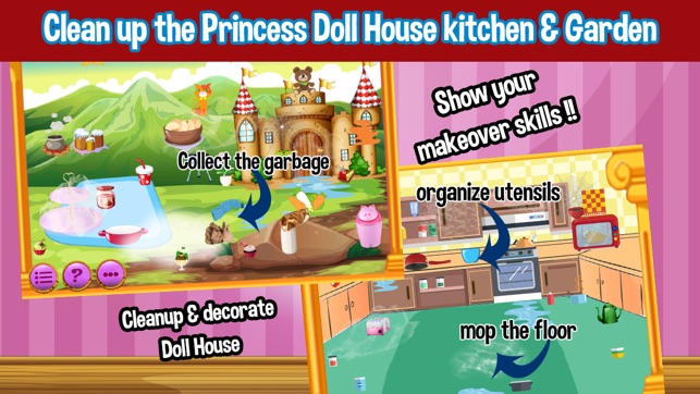 Princess Doll House Cleaning(圖5)-速報App