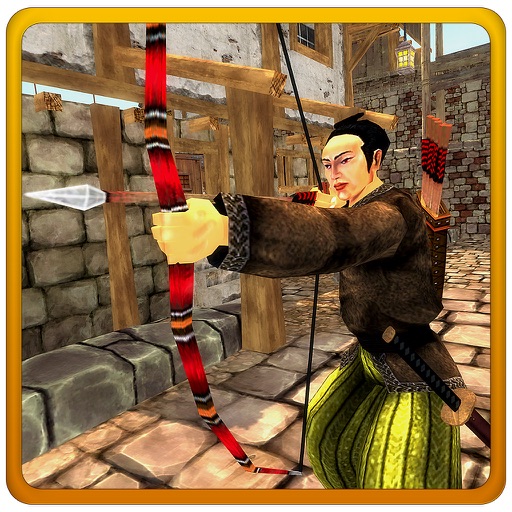 City Samurai Warrior Assassin 3D – real warriors combat mission simulation game Icon