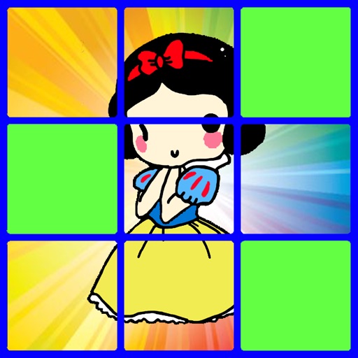 Kids Slide Puzzle All Princess For Kids Icon
