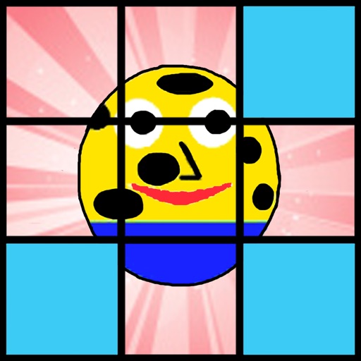 Slide Puzzle Cartoon Game Kid For Fun Icon