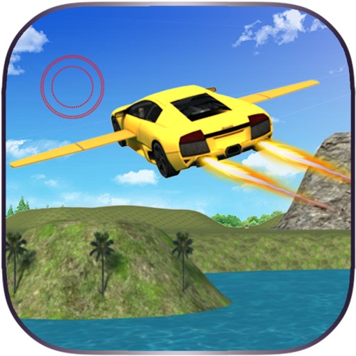 Flying Car Driving Simulator Free: Sports Car - Airplane Flight Pilot iOS App