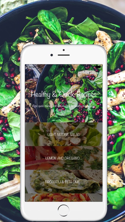 Healthy & Quick Recipes