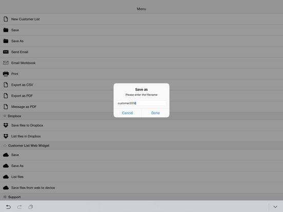 Screenshot #6 pour Customer List