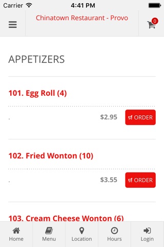 Chinatown Restaurant - Provo Online Ordering screenshot 2