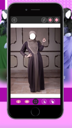 Arab Woman Abayas Photo Suit-Hijab Selfie(圖2)-速報App