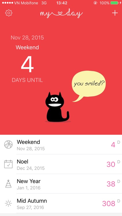 My Days - Event Countdowns