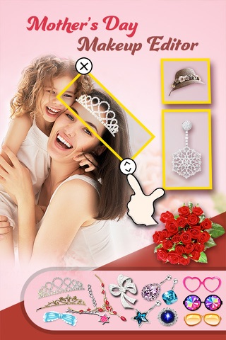 Mother Makeup Booth Pro - Aa Photo Frame & Sticker Edit.or to Change Hair, Eye, Lip Color screenshot 4