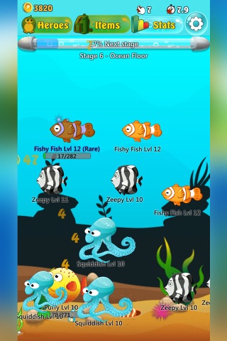 Penguin&Fish Clicker Adventure screenshot 4