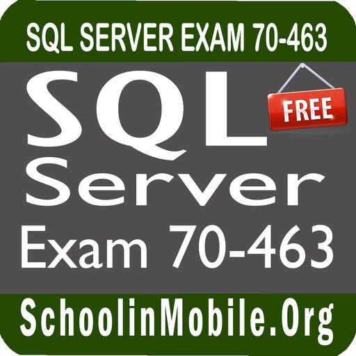 SQL Server Exam 70-463 Prep Free Icon