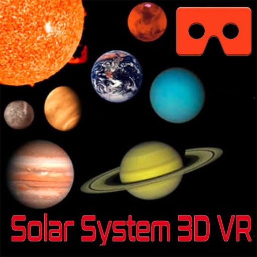 VR Solar System Cardboard Icon