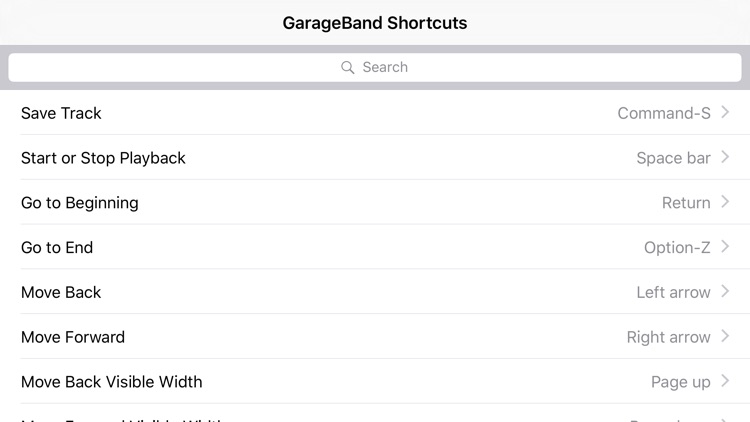 Shortcut: GarageBand Edition screenshot-3