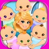 Newborn Baby Sextuplets - My Six New Baby Infant Care & Mommy Pregnancy Games