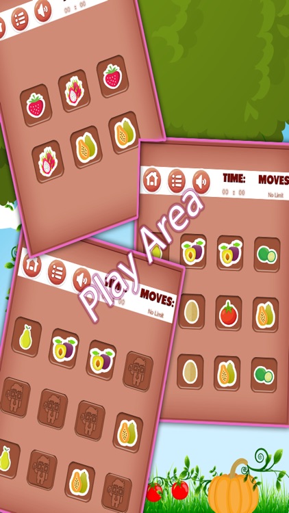 Match Cards Fruits & Veggies screenshot-3