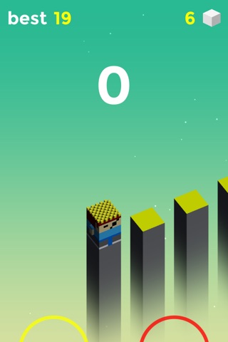Color Block Hero - Tap to jump and change direction screenshot 2