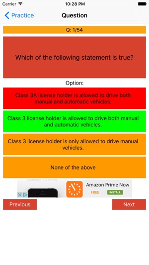 BTT Basic Theory Test for Singapore Driving - Prepare Drivin(圖4)-速報App