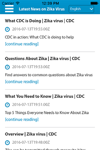 Zika Virus Info and News screenshot 3