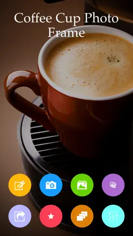 Game screenshot Coffee Cup Photo Frame & Photo Editor mod apk